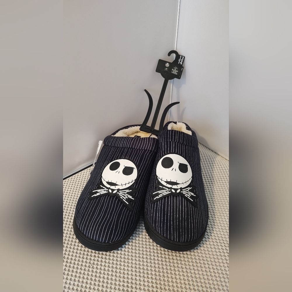 Disney's Nightmare Before Christmas Men's Size 13-14 Clog Slippers NWT
